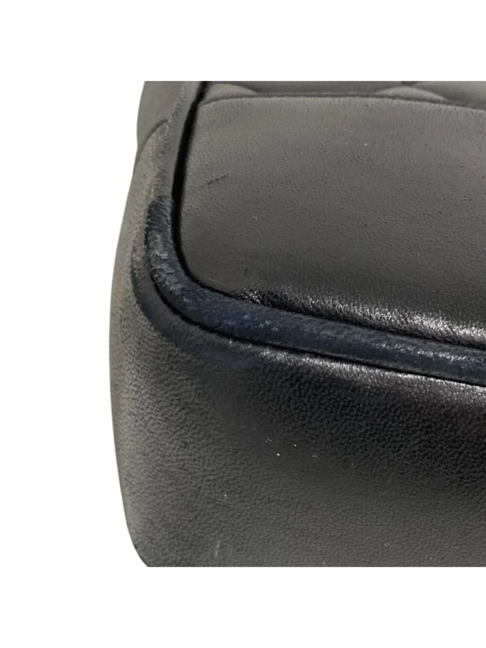 Chanel Quilted Lambskin Chain Shoulder Bag Tote Black - Picture 13 of 15